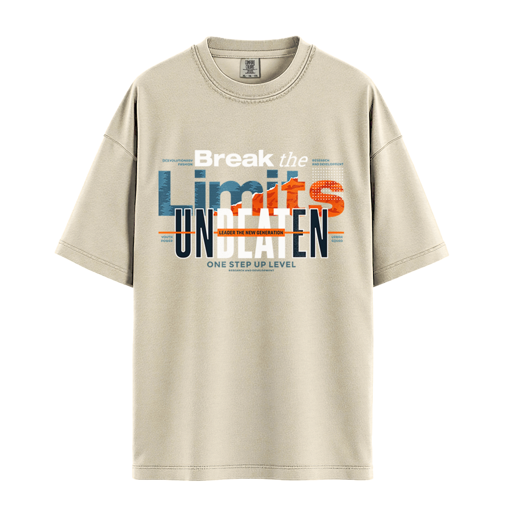 Break The Limits Unbeaten - Unisex T-Shirt - Premium Comfort Colors - Ivory