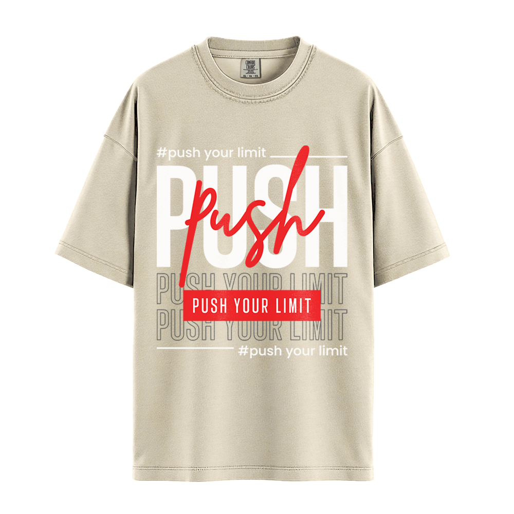 Push Your Limit - Unisex T-Shirt - Premium Comfort Colors - Ivory