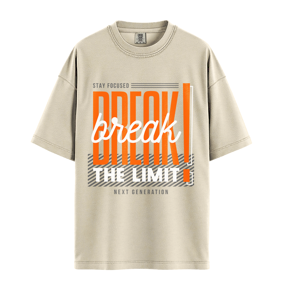 Break The Limit - Unisex T-Shirt - Premium Comfort Colors - Ivory
