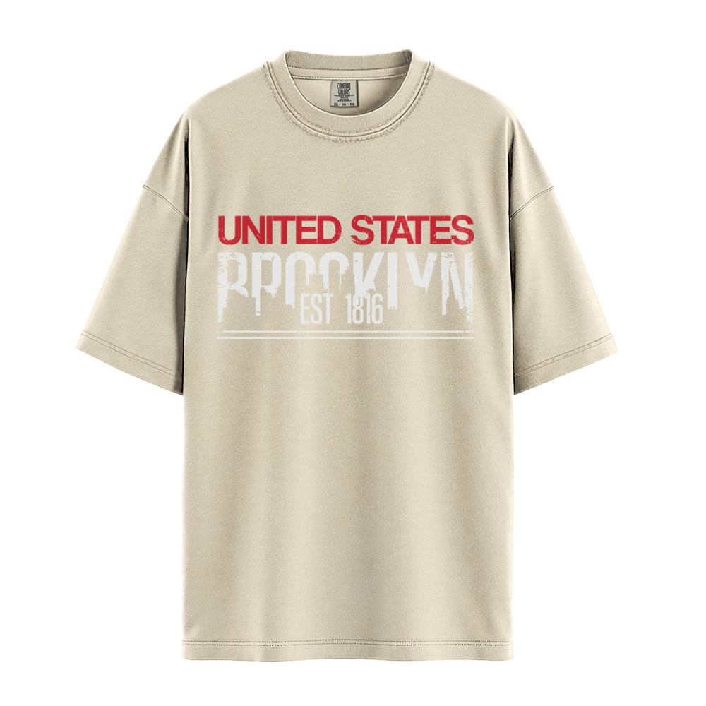 Brooklyn Est 1816 - Unisex T-Shirt - Premium Comfort Colors - Ivory