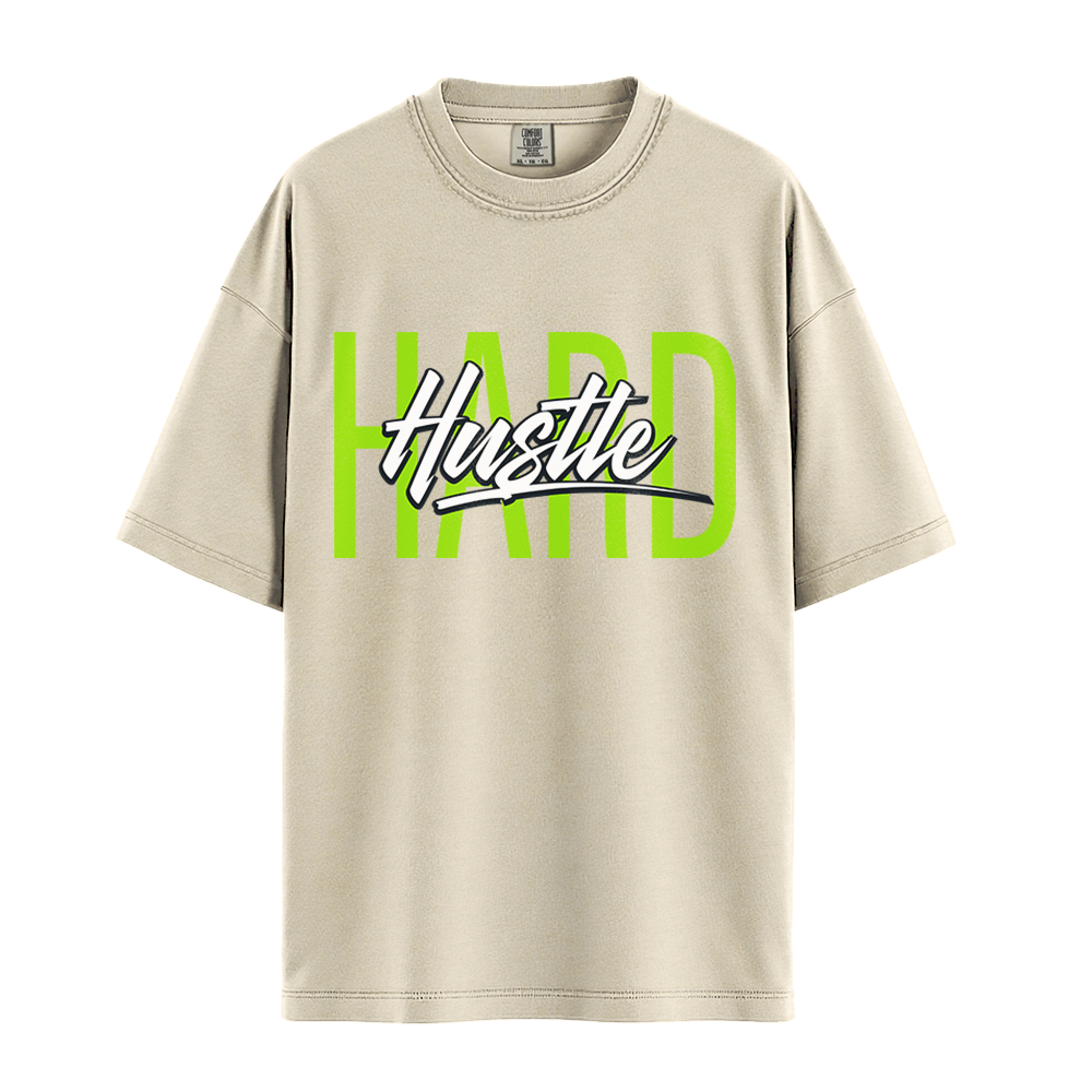 Hustle Hard - Unisex T-Shirt - Premium Comfort Colors - Ivory