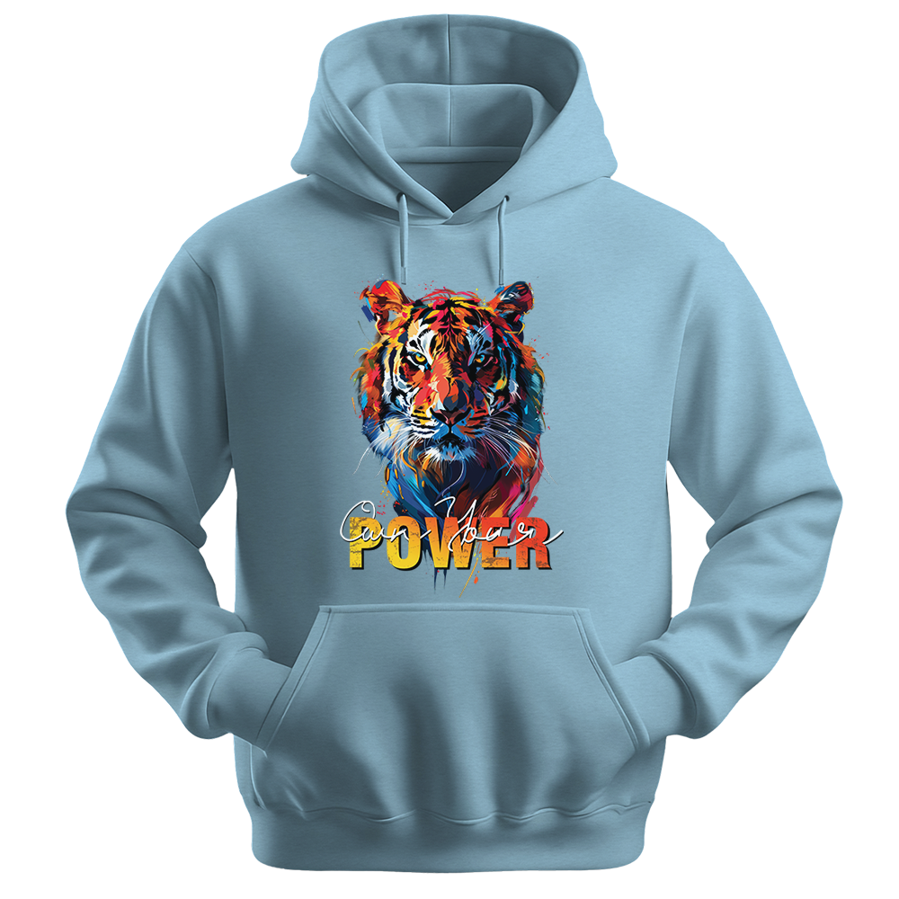 "Own Your Power" Tiger Inspirational Unisex Hoodie