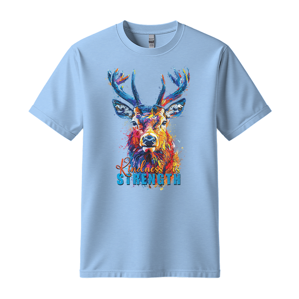 "Kindness Is Strength" Deer Motivation Unisex T-Shirt