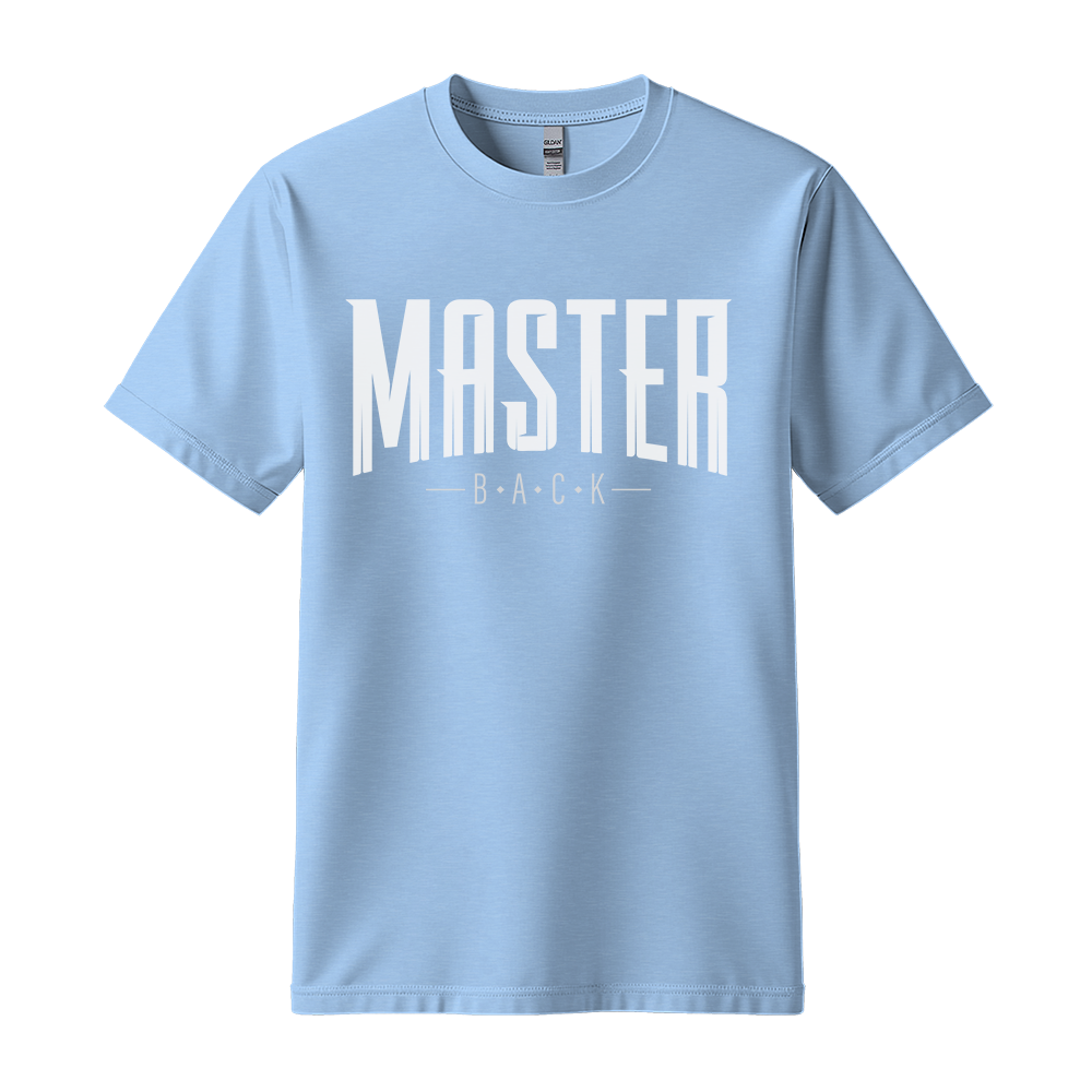 Master Back - Unisex T-Shirt - Streetwear Tee - Light Blue