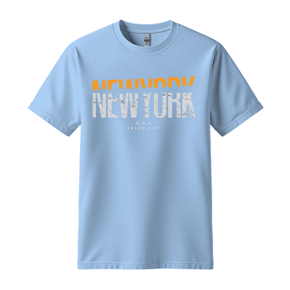 New York Urban City - Unisex T-Shirt - City Tee - Light Blue