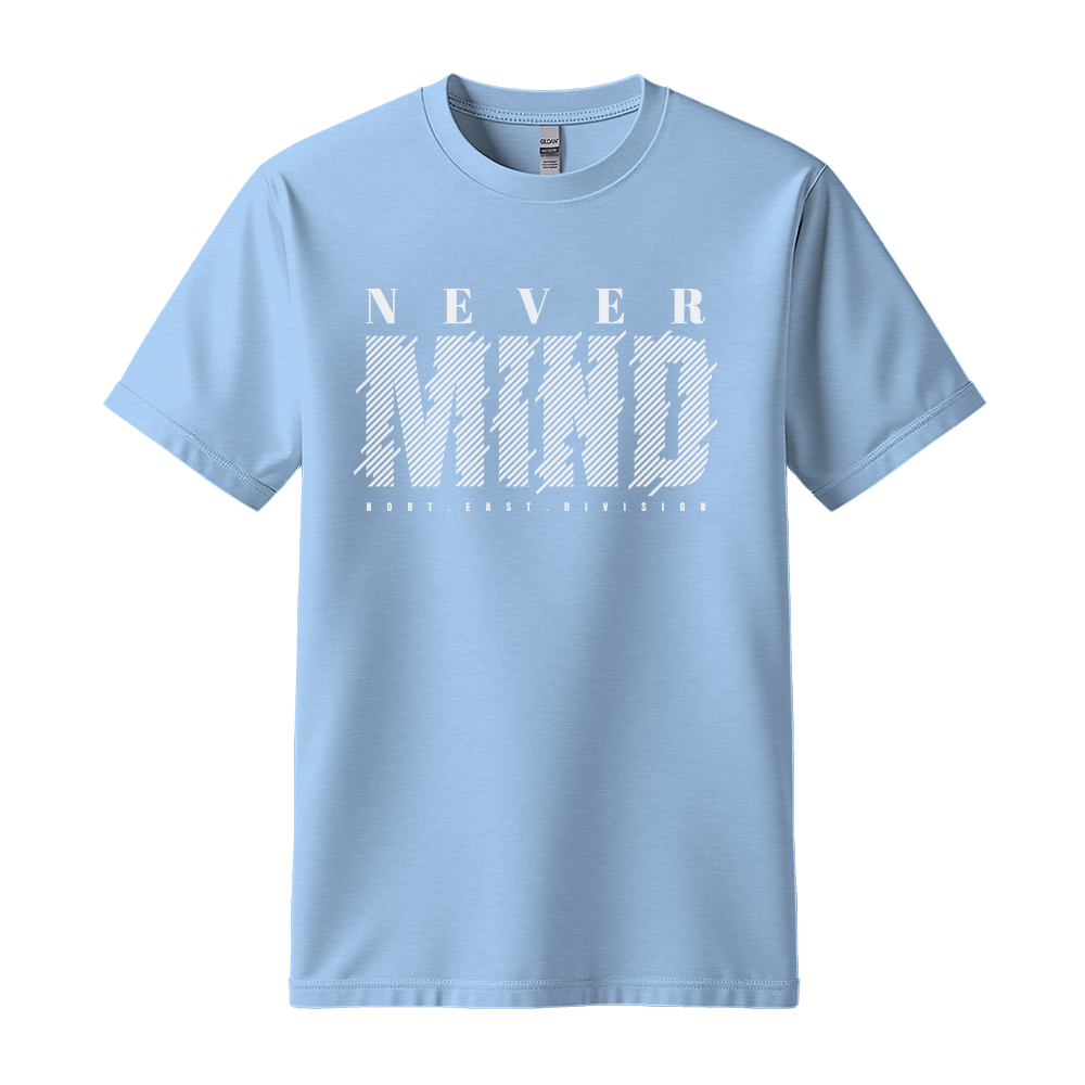 Never Mind North East Division - Unisex T-Shirt - Streetwear Tee - Light Blue