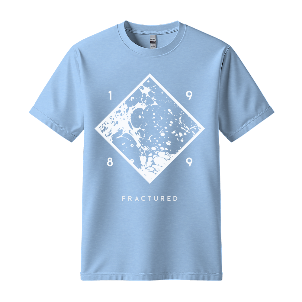 Fractured 1989 - Unisex T-Shirt - Streetwear Tee - Light Blue