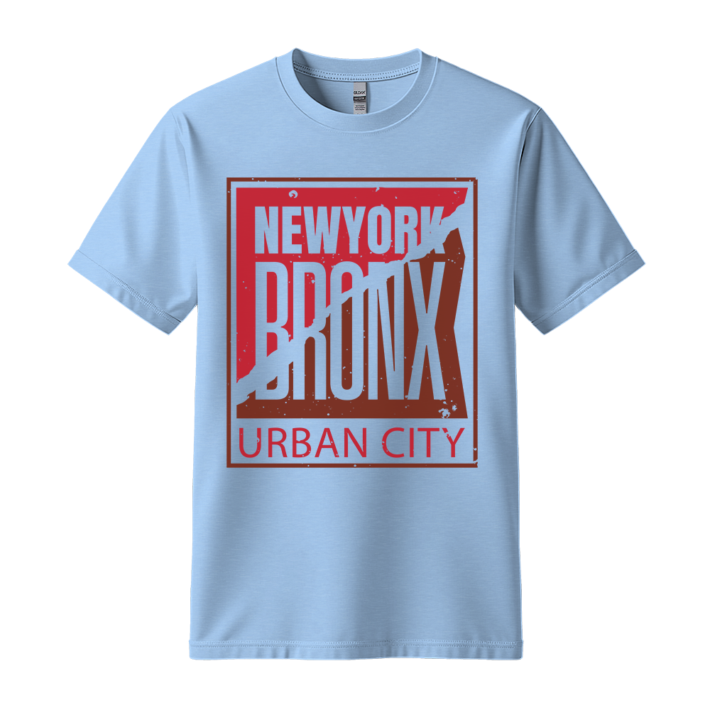 Bronx Urban City - Unisex T-Shirt - City Tee - Light Blue