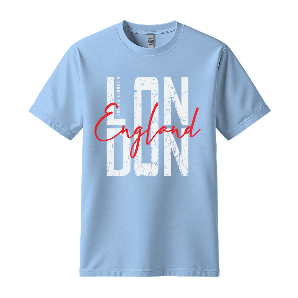 London England - Unisex T-Shirt - City Tee - Light Blue