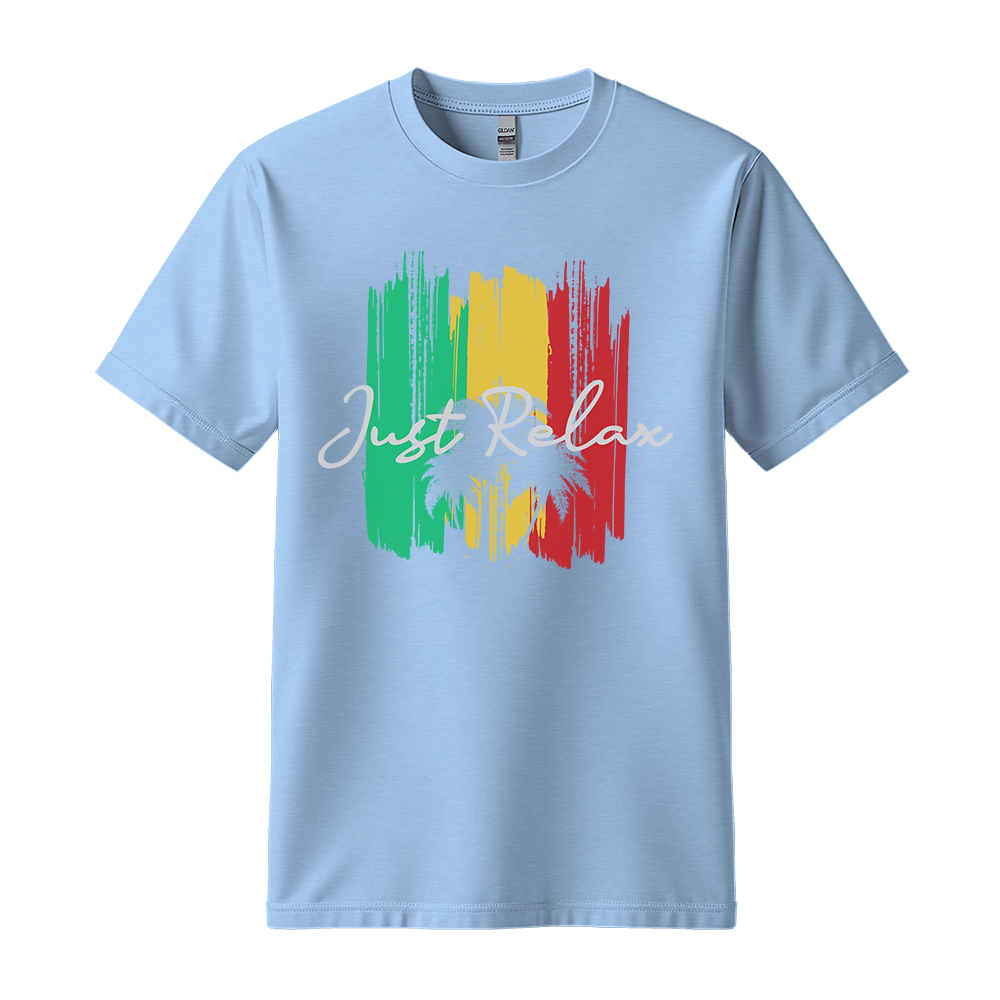 Just Relax - Unisex T-Shirt - Good Vibes Clothing - Light Blue