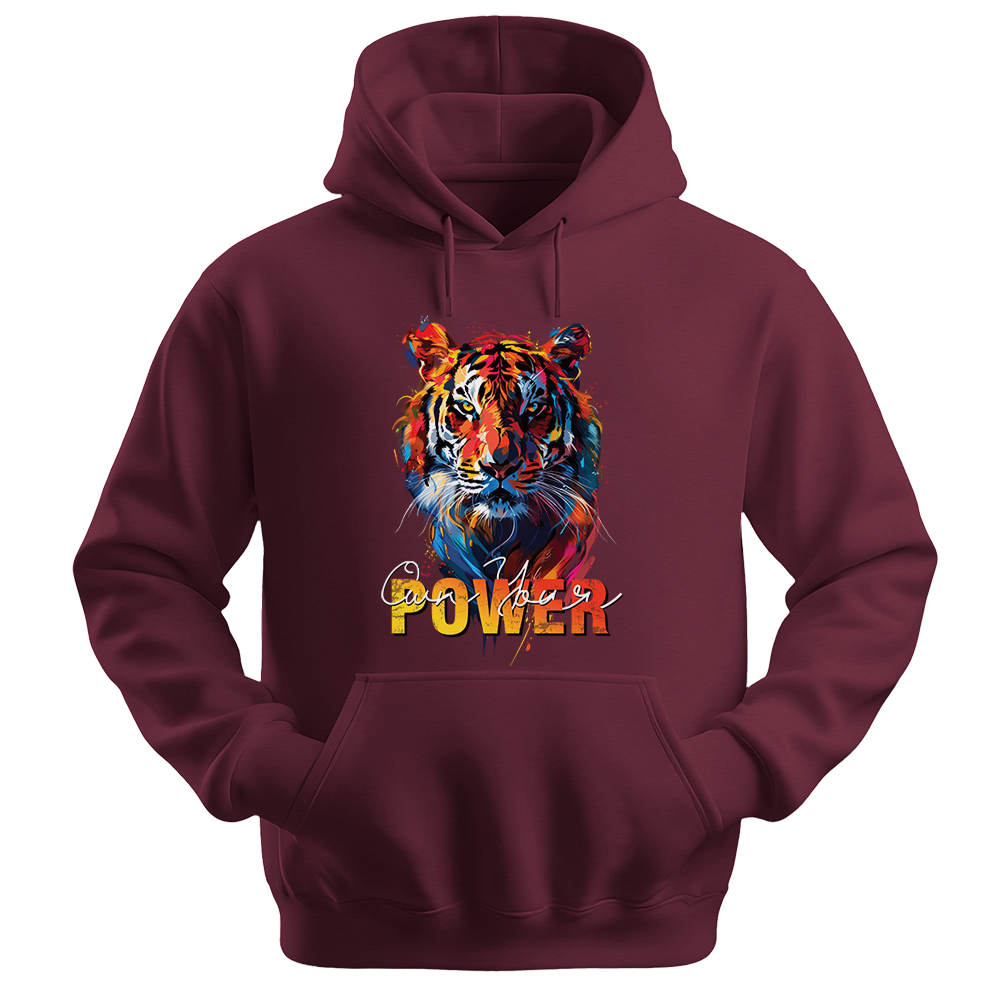 "Own Your Power" Tiger Inspirational Unisex Hoodie