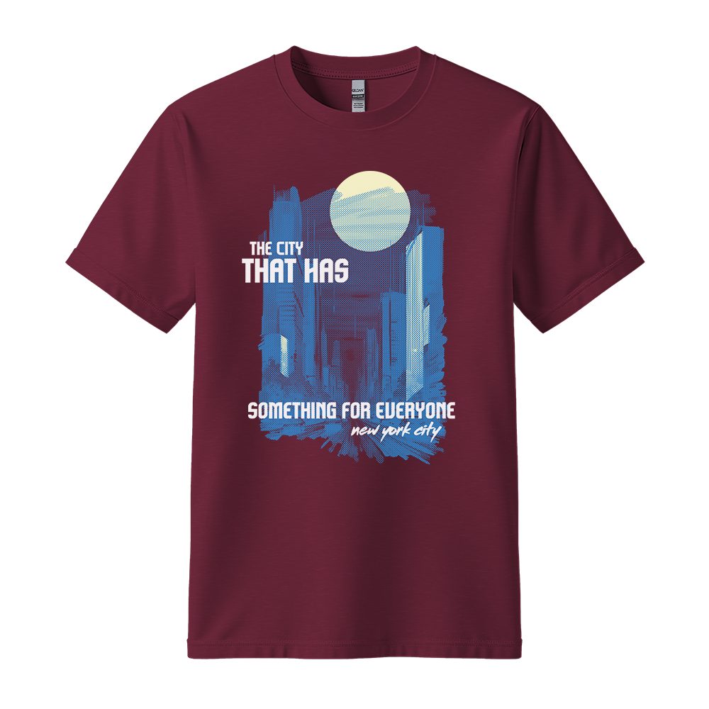 The City That Has Something For Everyone - Unisex T-Shirt - City Tee - Maroon