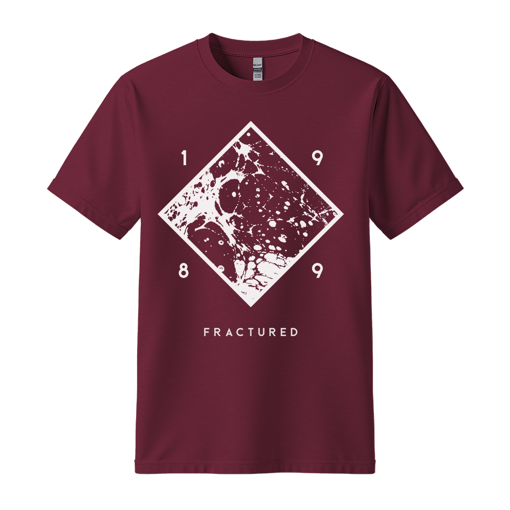 Fractured 1989 - Unisex T-Shirt - Streetwear Tee - Maroon