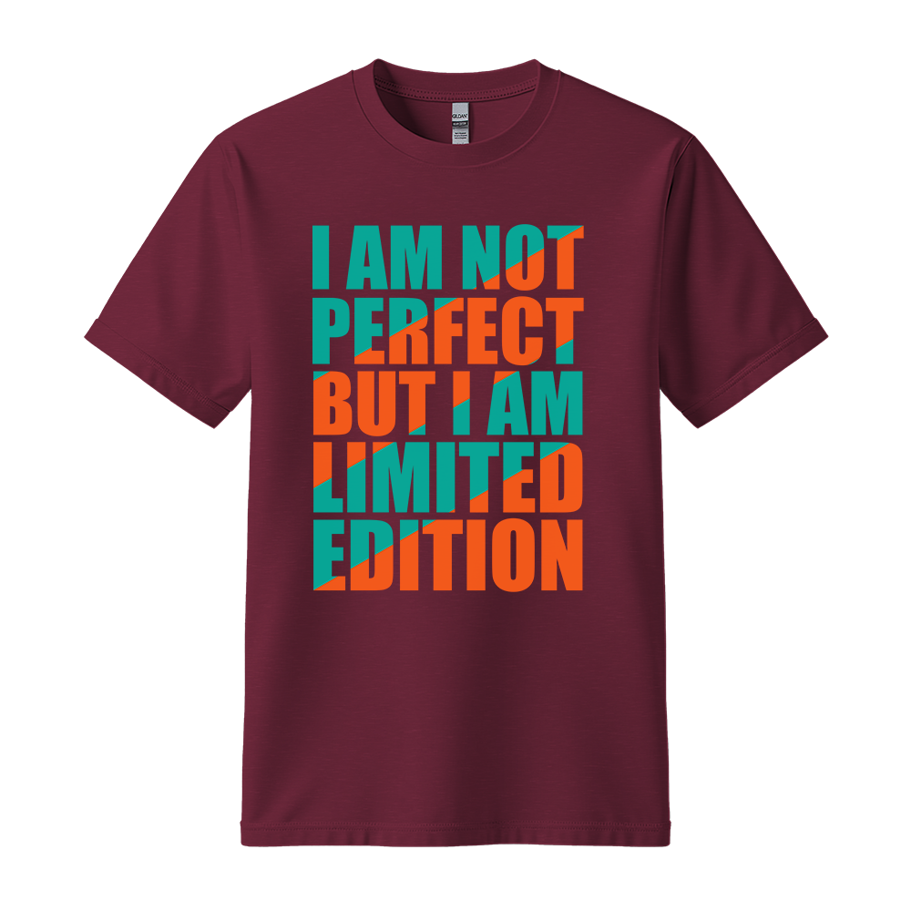 I Am Limited Edition - Unisex T-Shirt - Streetwear Tee - Maroon
