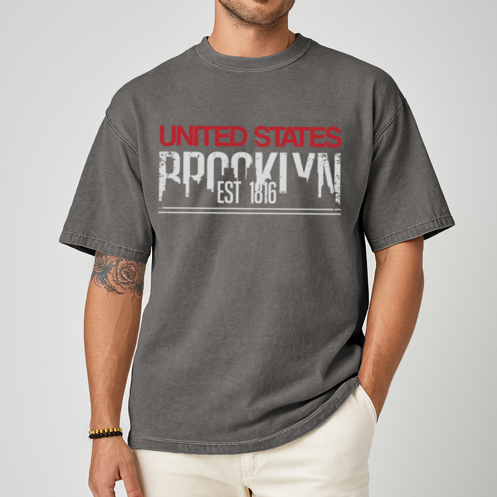 Brooklyn Est 1816 - Unisex T-Shirt - Premium Comfort Colors - Lifestyle Men