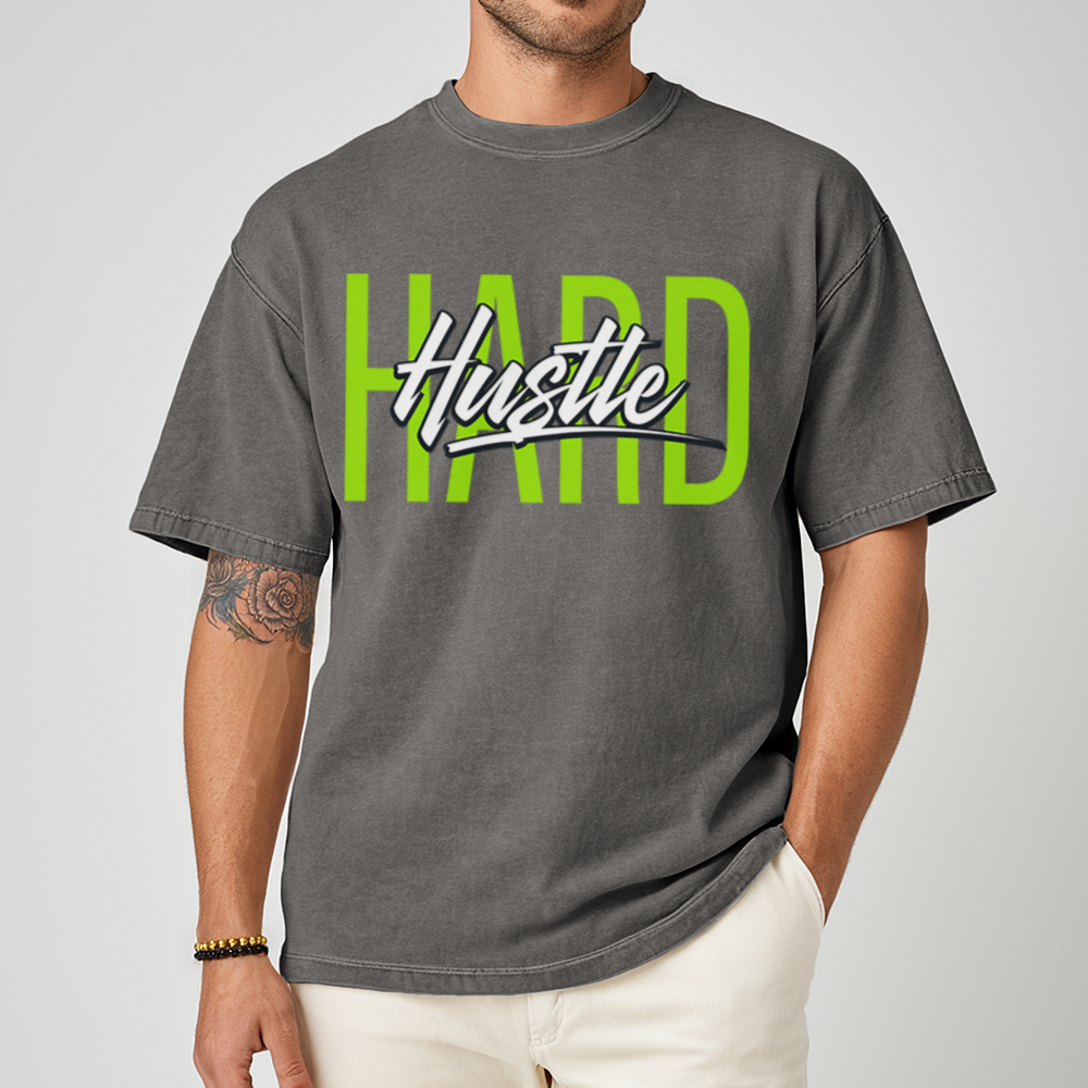 Hustle Hard - Unisex T-Shirt - Premium Comfort Colors - Lifestyle Men