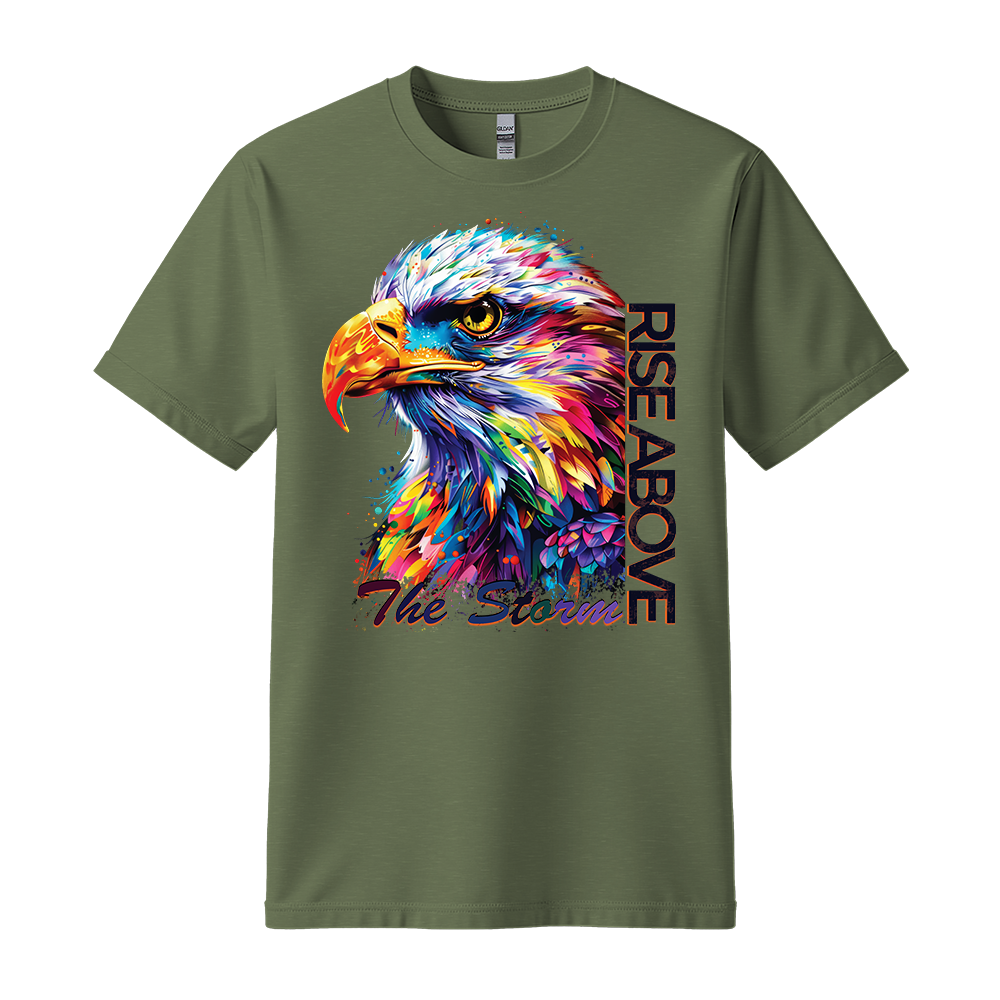 "Rise Above The Storm" Eagle Motivation Unisex T-Shirt