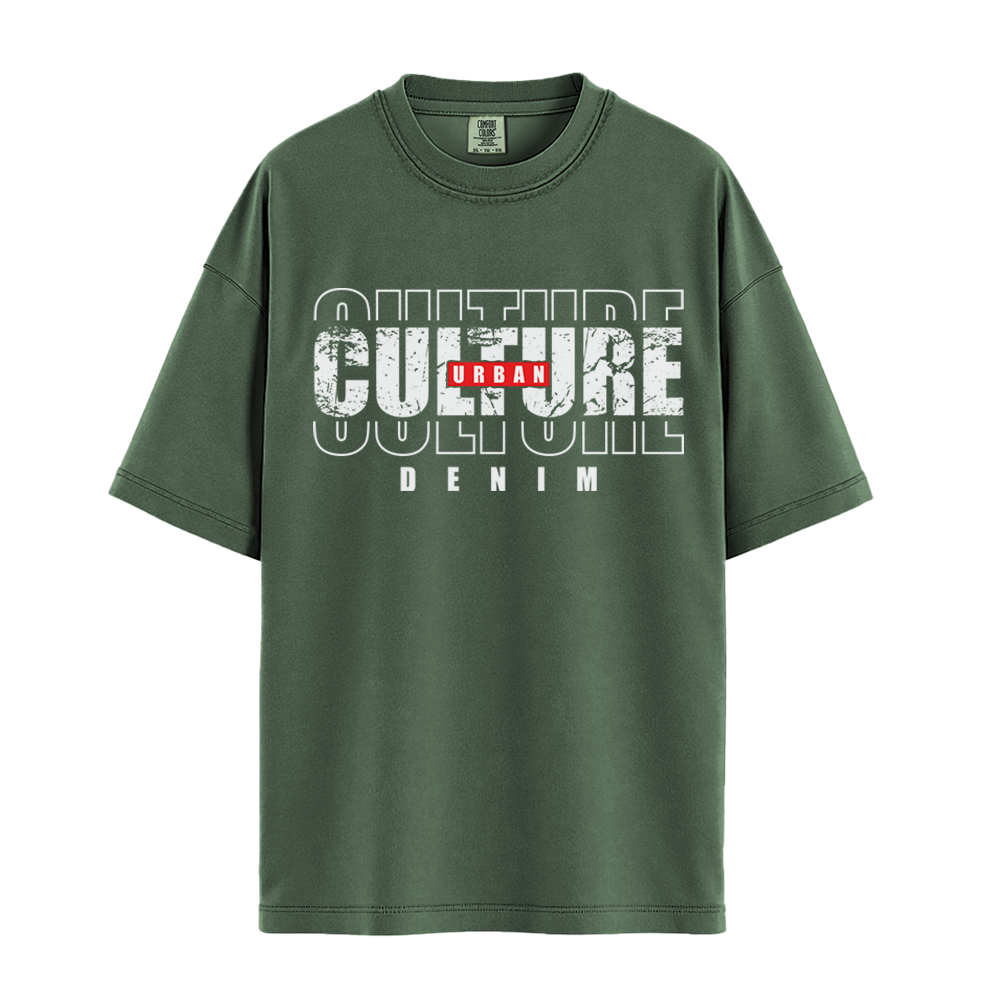 Urban Culture Denim - Unisex T-Shirt - Premium Comfort Colors - Moss