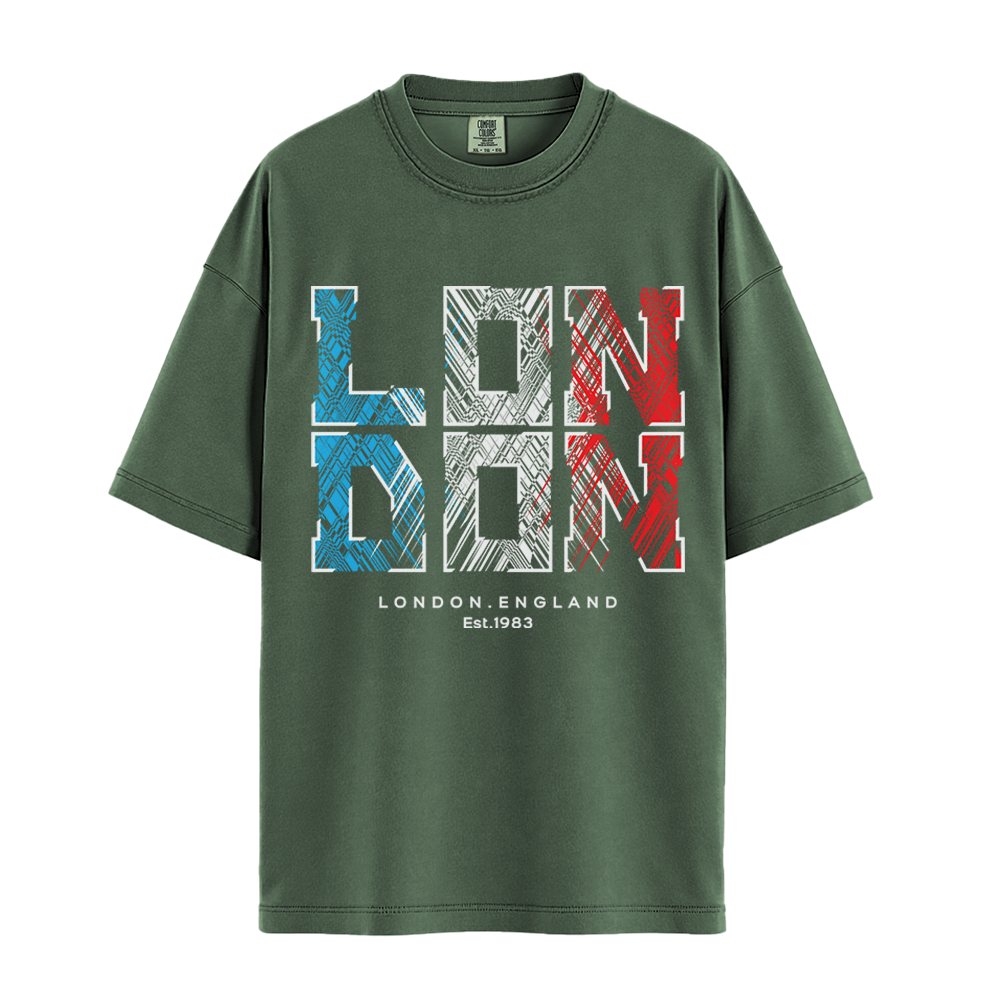 London Est 1983 - Unisex T-Shirt - Premium Comfort Colors - Moss