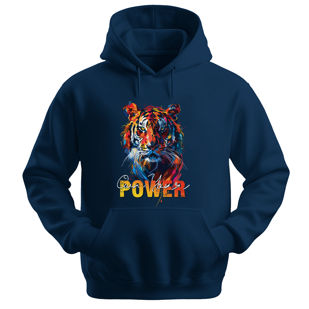"Own Your Power" Tiger Inspirational Unisex Hoodie