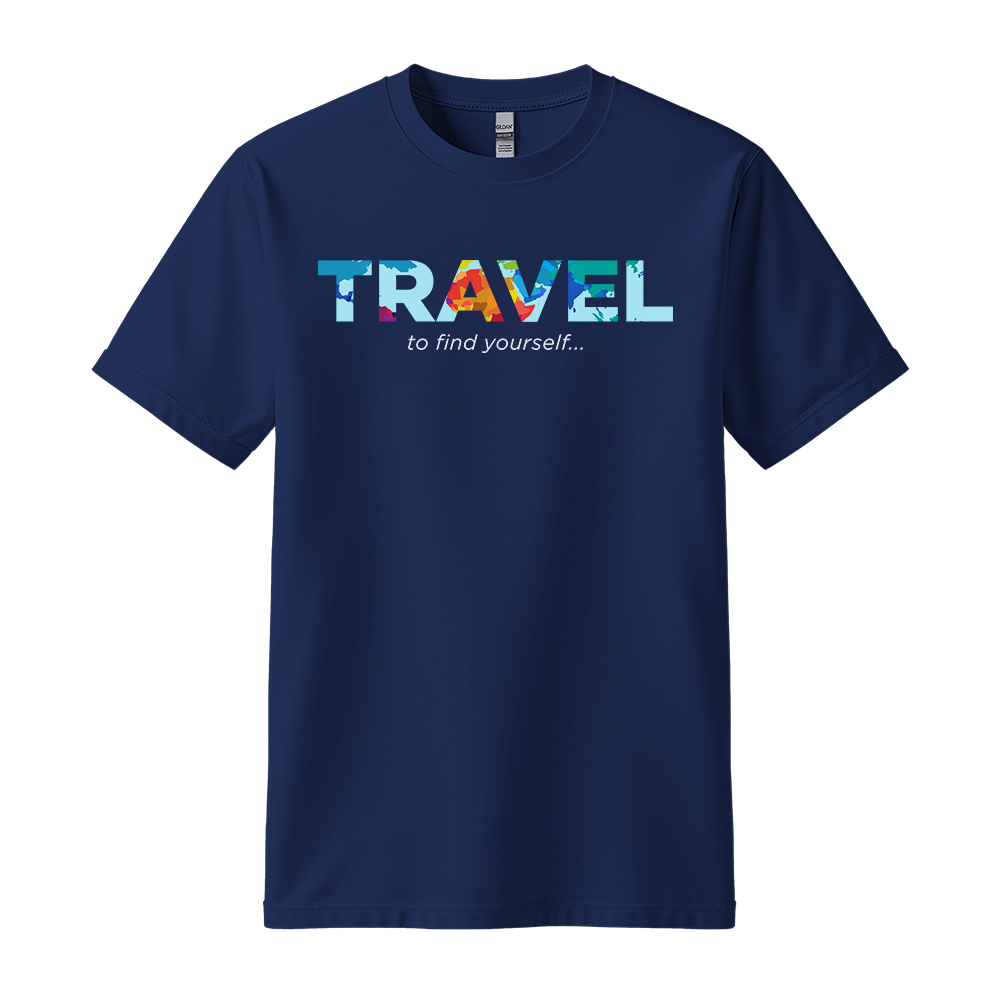 Travel To Find Yourself - Unisex T-Shirt - Travel Tee - Navy