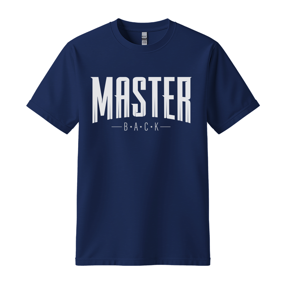 Master Back - Unisex T-Shirt - Streetwear Tee - Navy