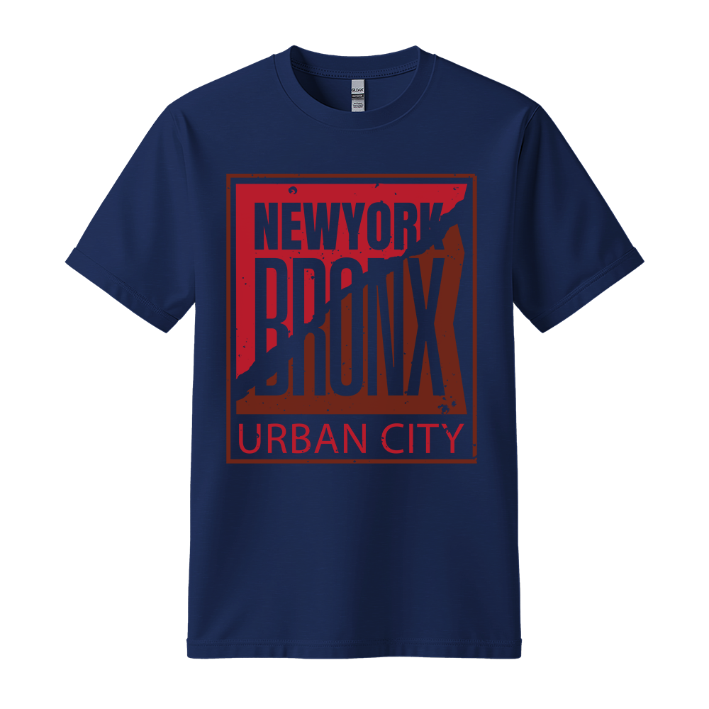 Bronx Urban City - Unisex T-Shirt - City Tee - Navy