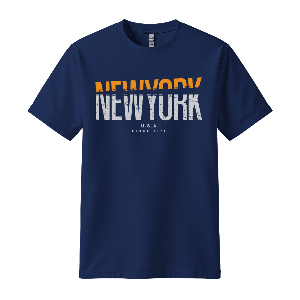 New York Urban City - Unisex T-Shirt - City Tee - Navy