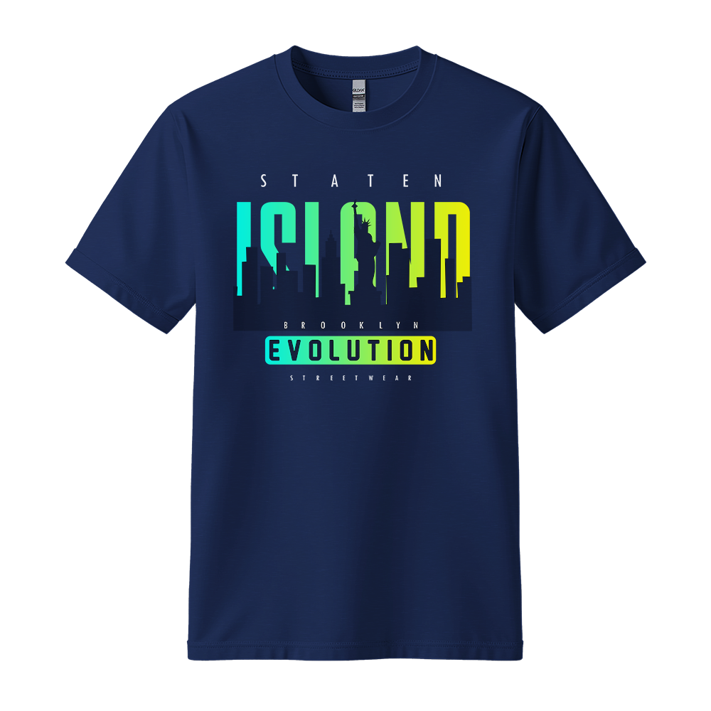 Staten Island Evolution - Unisex T-Shirt - City Tee - Navy
