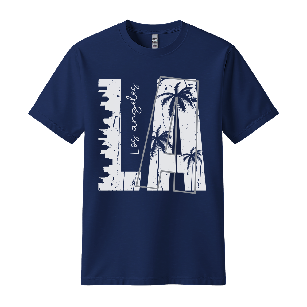 LA Los Angeles - Unisex T-Shirt - City Tee - Navy