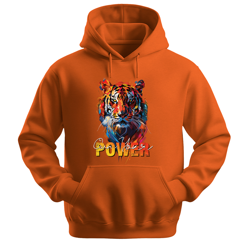 "Own Your Power" Tiger Inspirational Unisex Hoodie