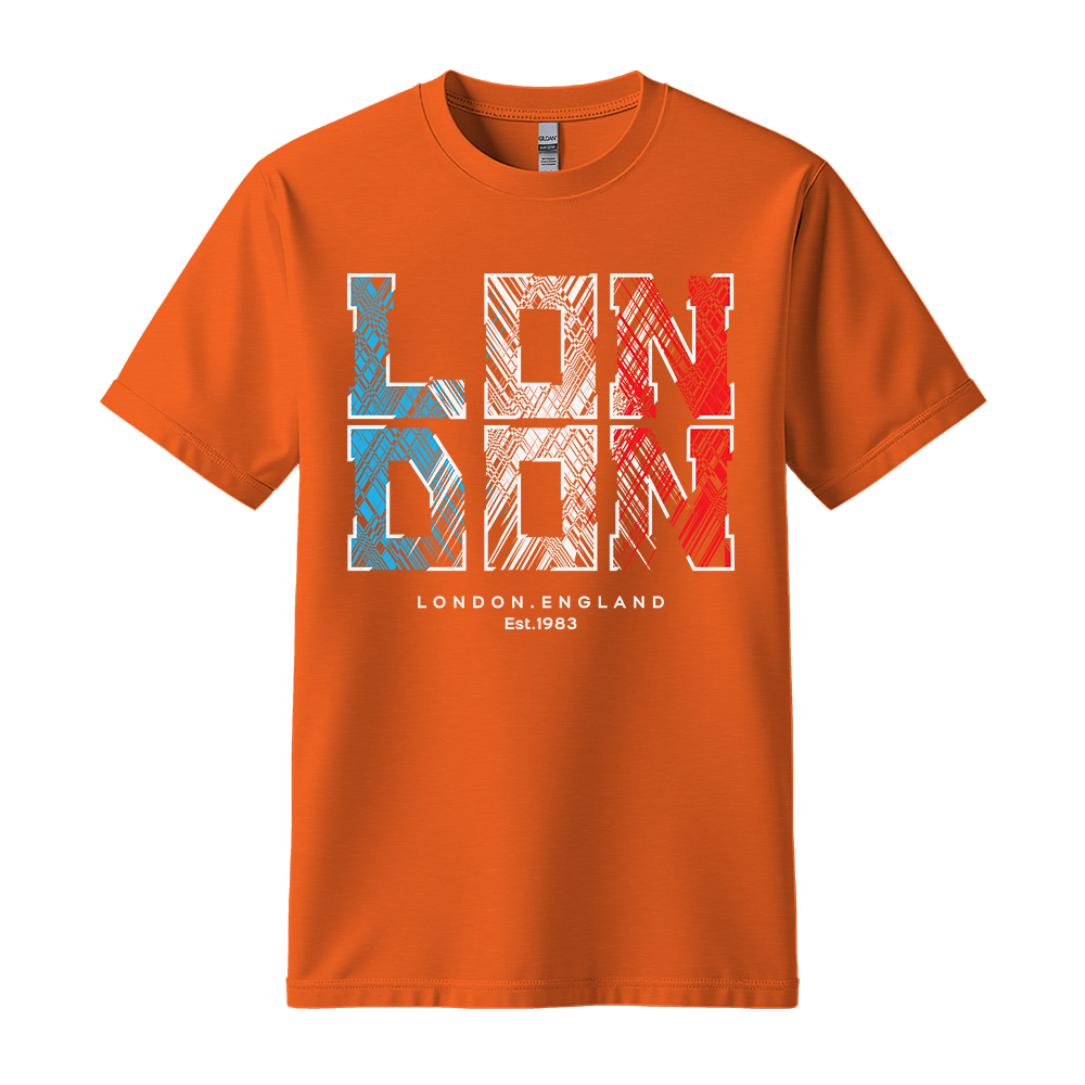 London Est 1983 - Unisex T-Shirt - City Tee - Orange