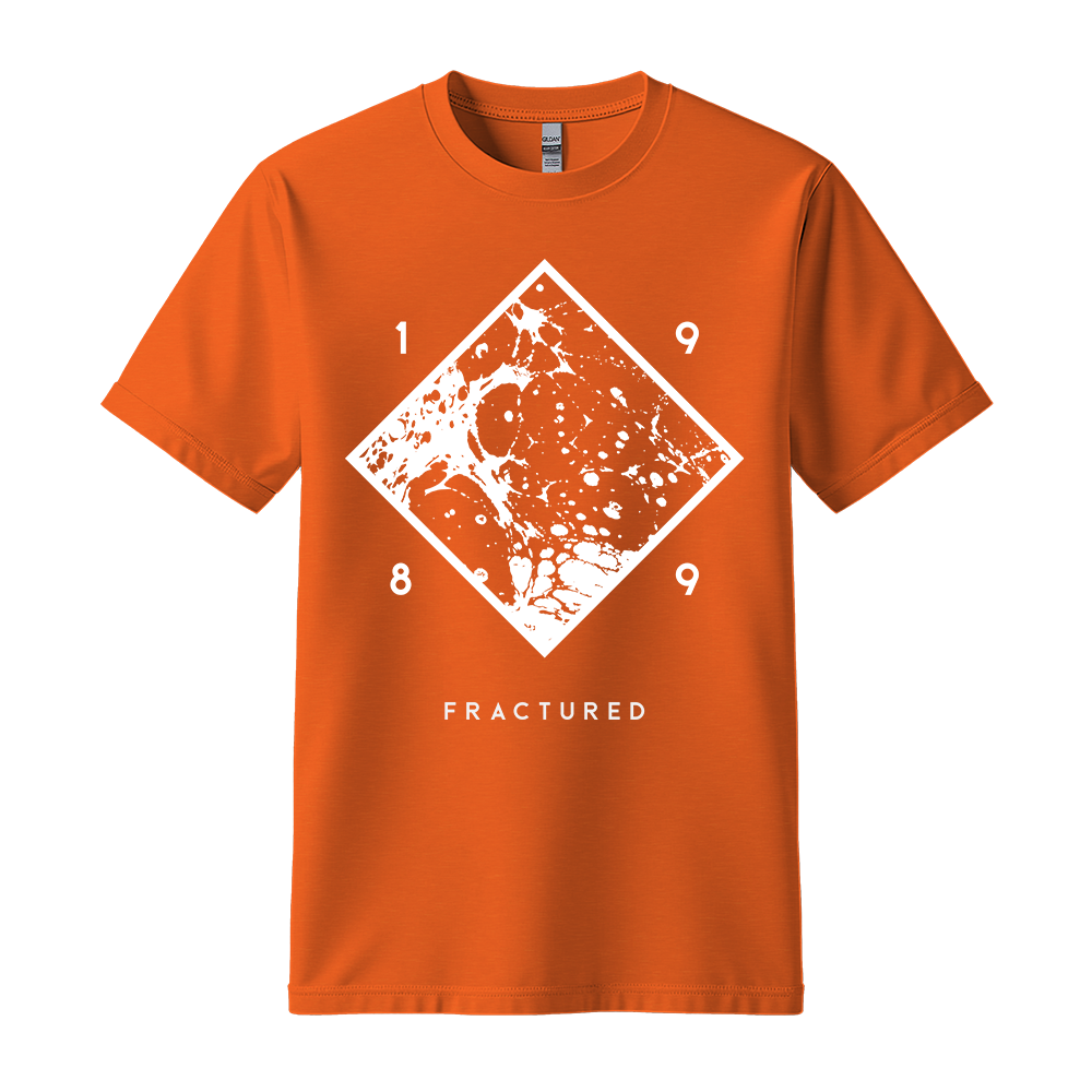 Fractured 1989 - Unisex T-Shirt - Streetwear Tee - Orange