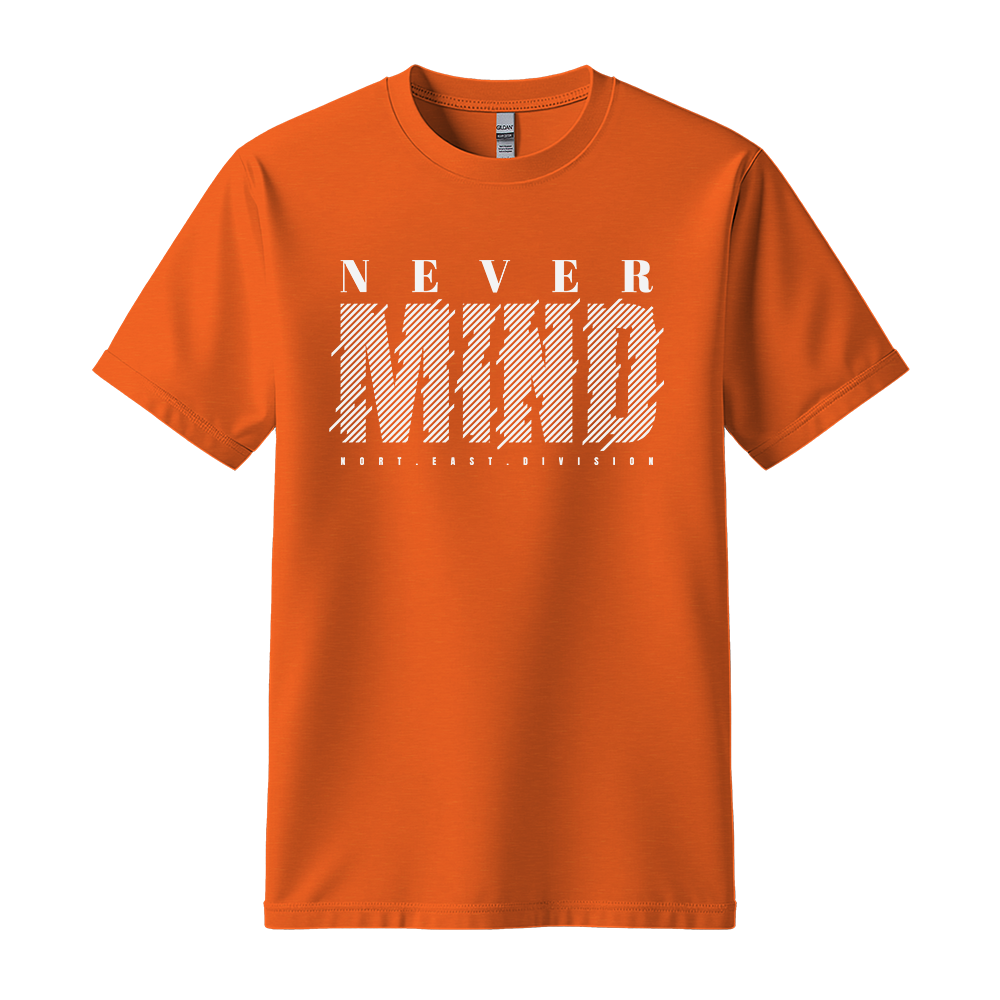 Never Mind North East Division - Unisex T-Shirt - Streetwear Tee - Orange