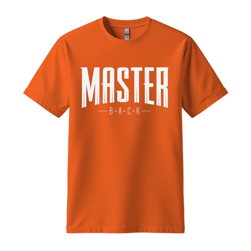 Master Back - Unisex T-Shirt - Streetwear Tee - Orange
