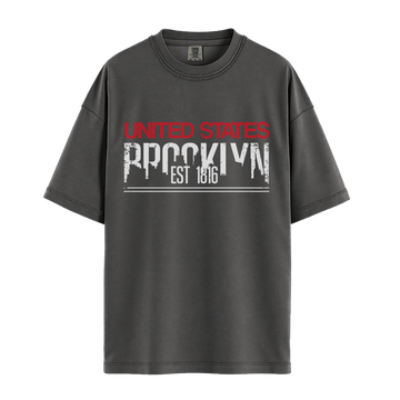 Brooklyn Est 1816 - Unisex T-Shirt - Premium Comfort Colors - Pepper