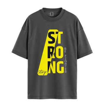 Stay Strong Be Fighter - Unisex T-Shirt - Premium Comfort Colors - Pepper