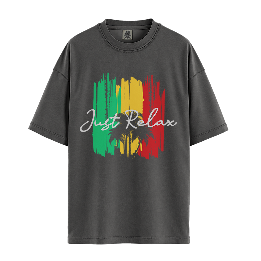 Just Relax - Unisex T-Shirt - Premium Comfort Colors - Pepper