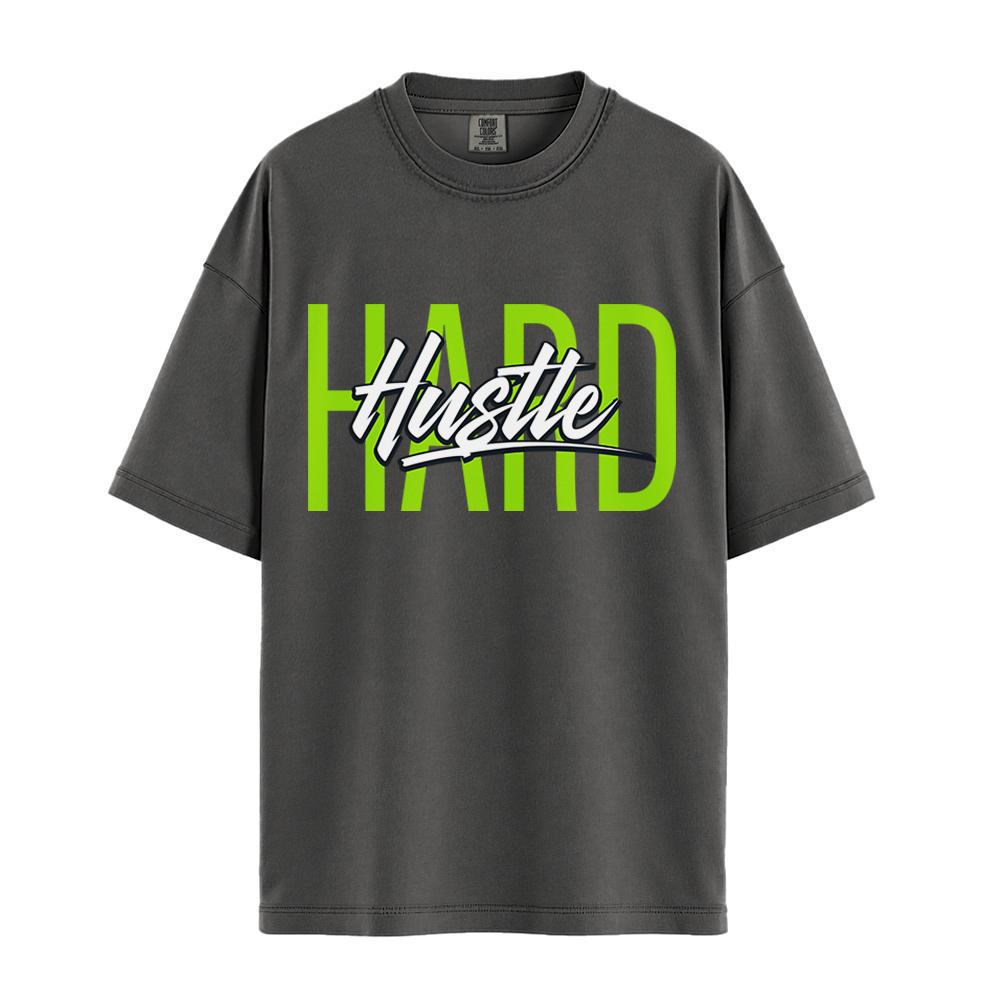 Hustle Hard - Unisex T-Shirt - Premium Comfort Colors - Pepper
