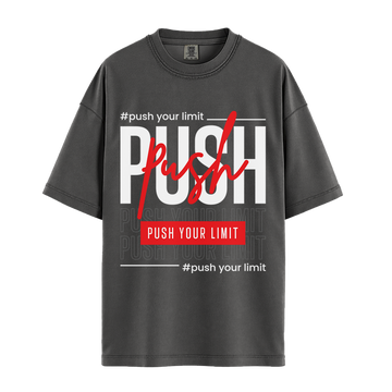 Push Your Limit - Unisex T-Shirt - Premium Comfort Colors - Pepper