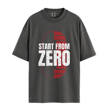 Start From Zero - Unisex T-Shirt - Premium Comfort Colors - Pepper