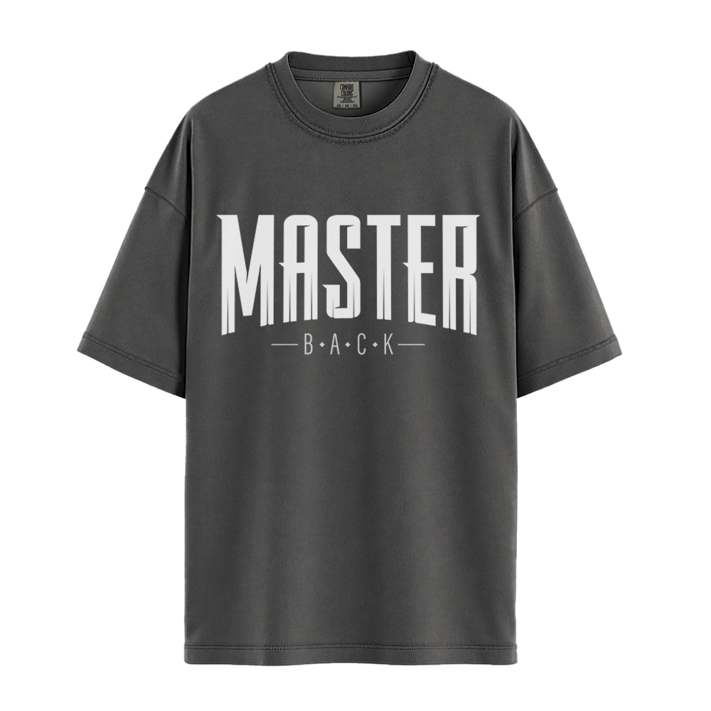 Master Back - Unisex T-Shirt - Premium Comfort Colors - Pepper
