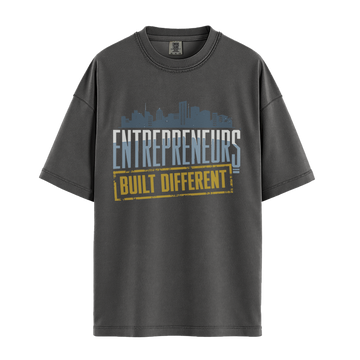 Entrepreneurs Built Different - Unisex T-Shirt - Premium Comfort Colors - Pepper