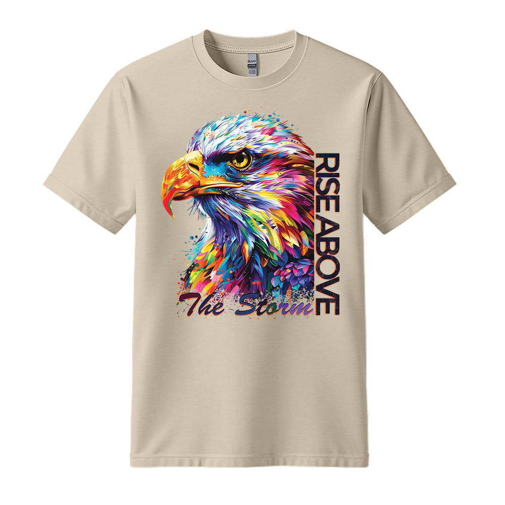 "Rise Above The Storm" Eagle Motivation Unisex T-Shirt