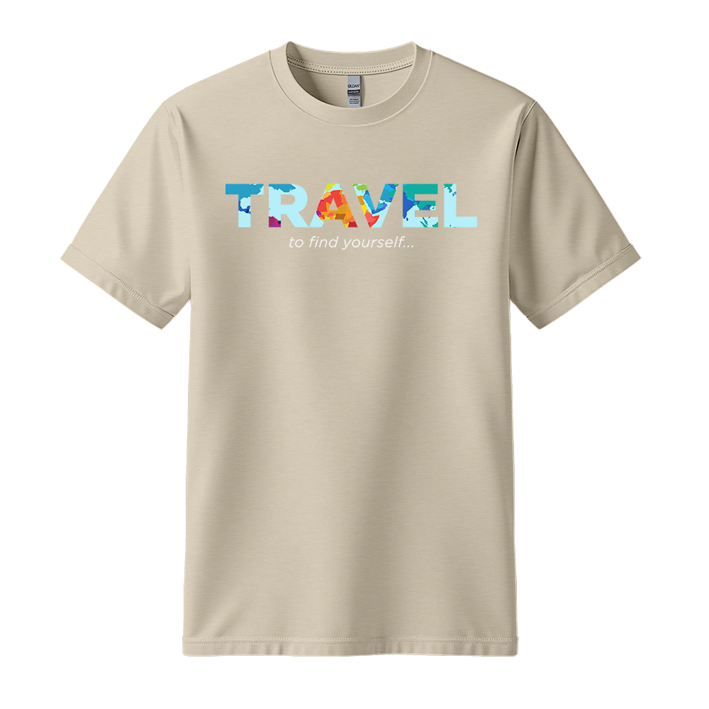 Travel To Find Yourself - Unisex T-Shirt - Travel Tee - Sand