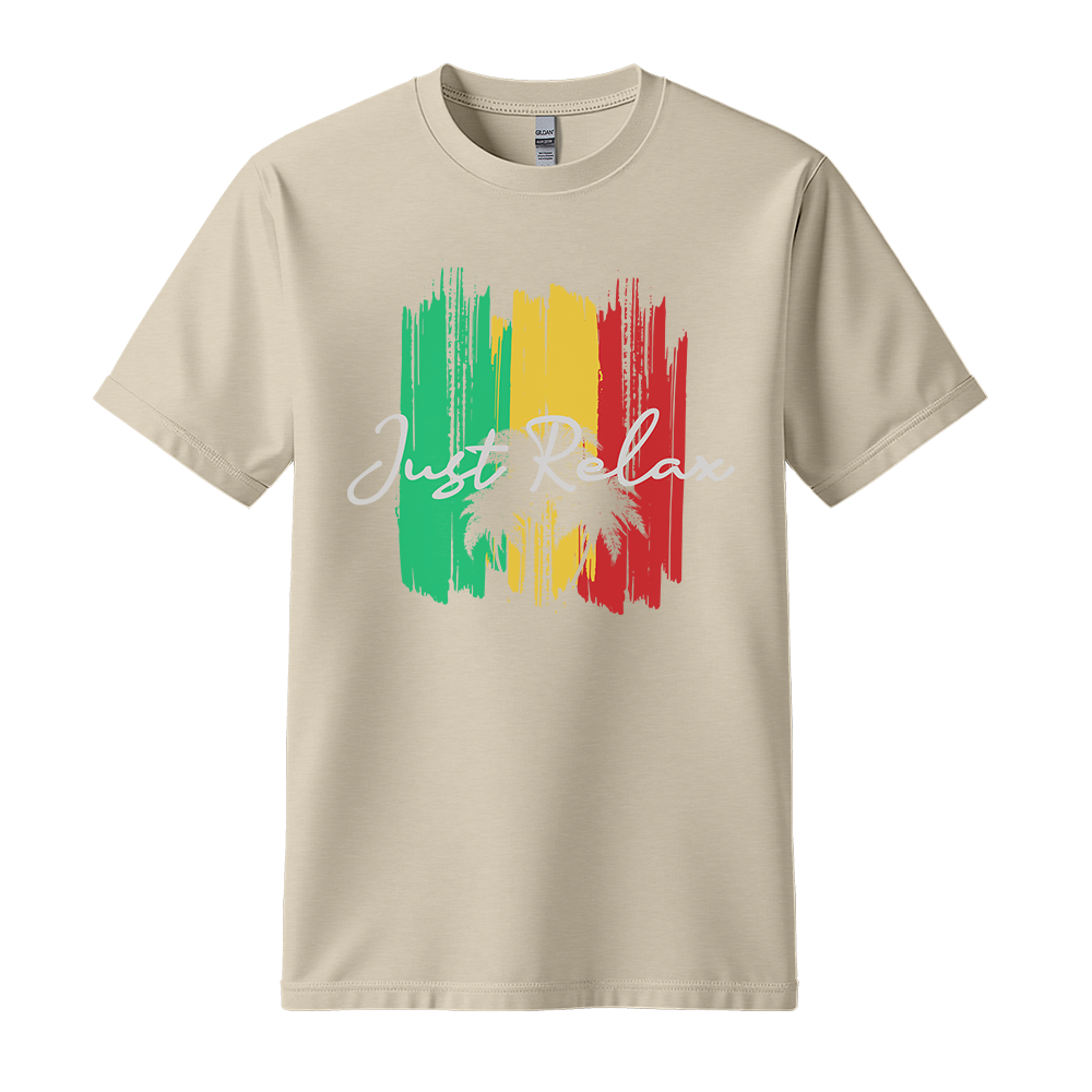 Just Relax - Unisex T-Shirt - Good Vibes Clothing - Sand