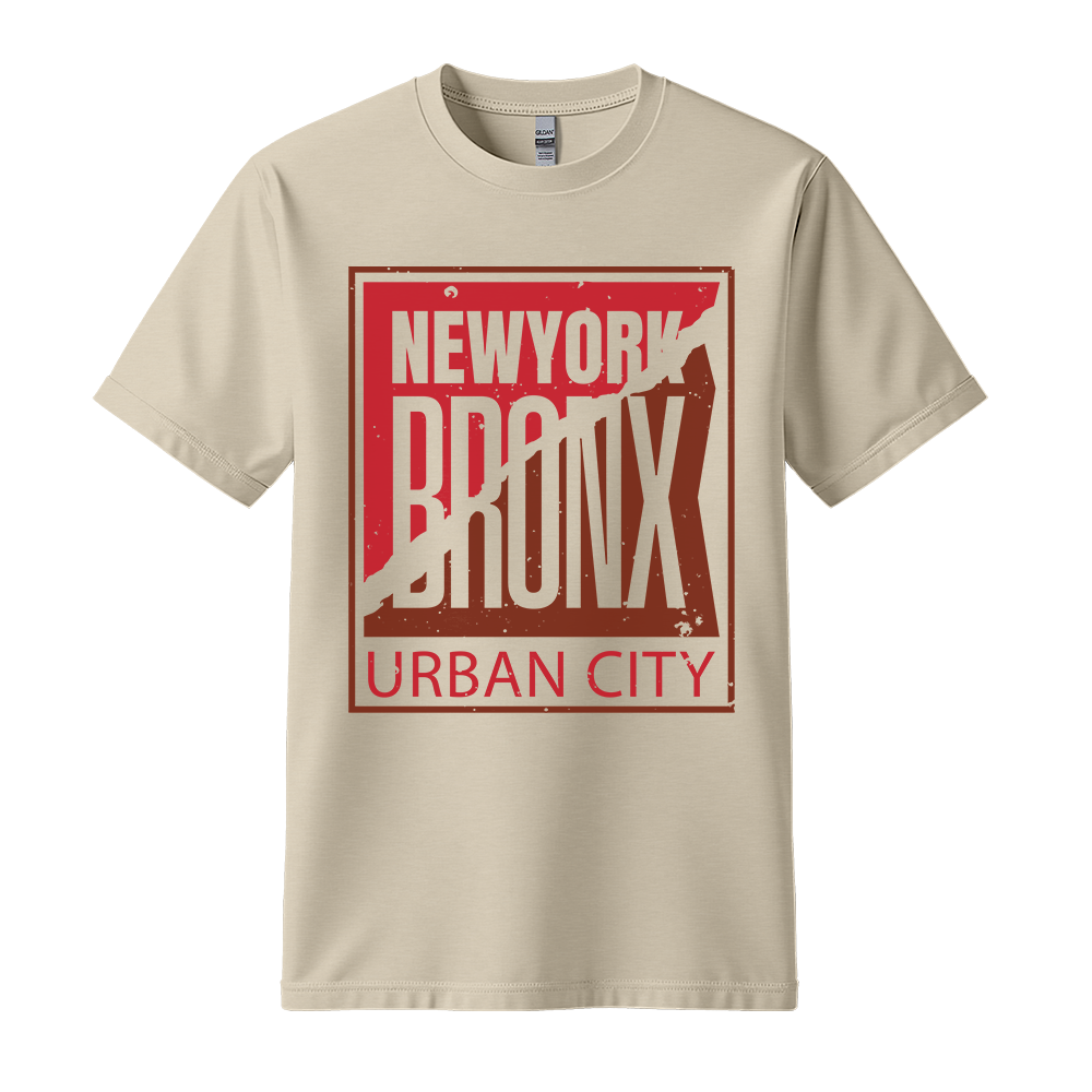 Bronx Urban City - Unisex T-Shirt - City Tee - Sand