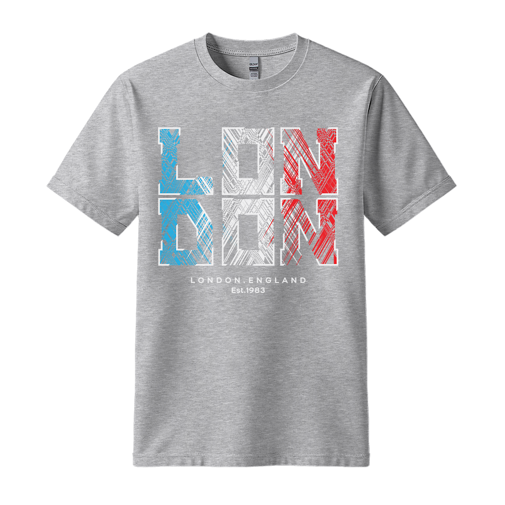 London Est 1983 - Unisex T-Shirt - City Tee - Sport Grey