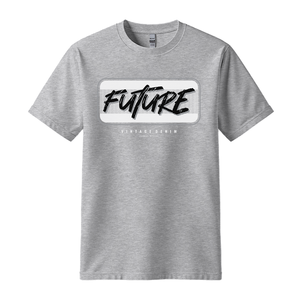Future Vintage Denim - Unisex T-Shirt - Streetwear Tee - Sport Grey