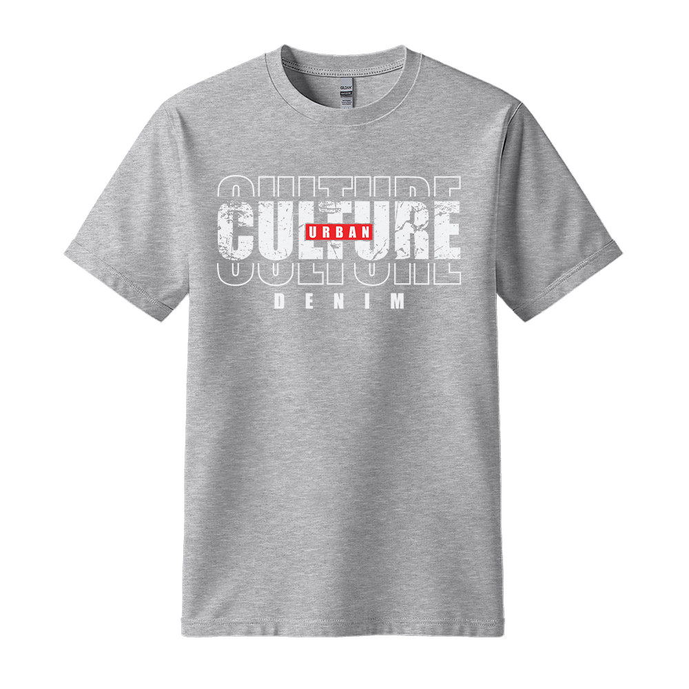 Urban Culture Denim - Unisex T-Shirt - Streetwear Tee - Sport Grey